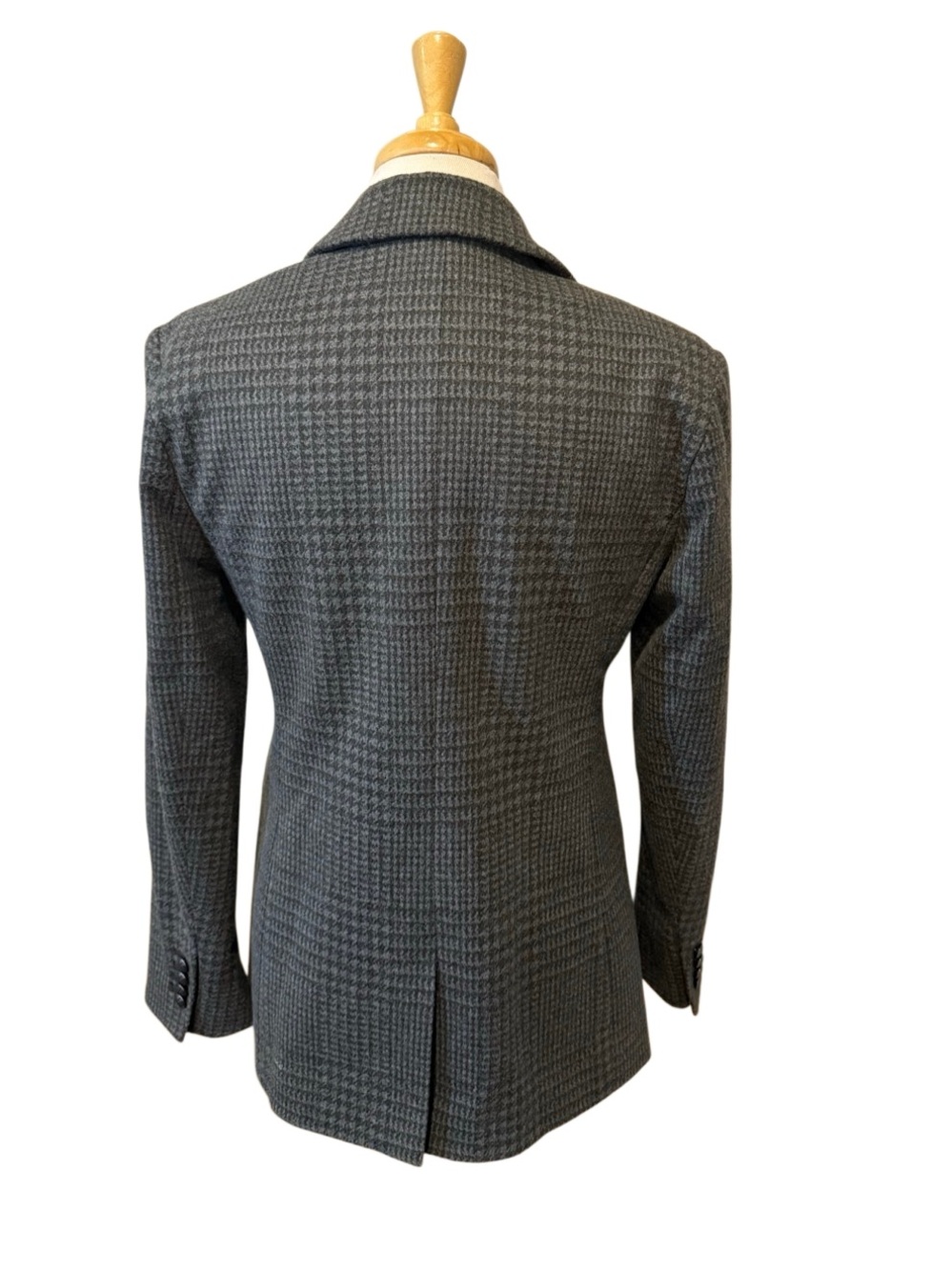 Banana Republic Women Sz 6 Gray Glen Houndstooth Plaid Icon Blazer $200 803502 - Picture 6 of 11